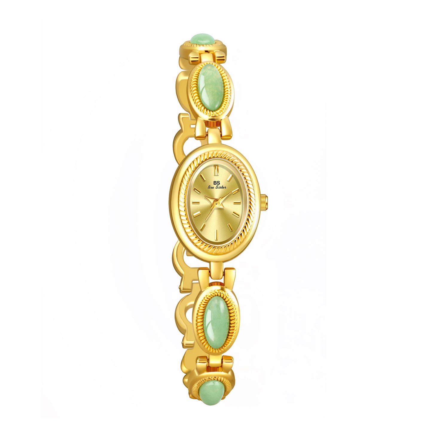 BS Natural Dongling stone and Hetian Jade high-end chain watch