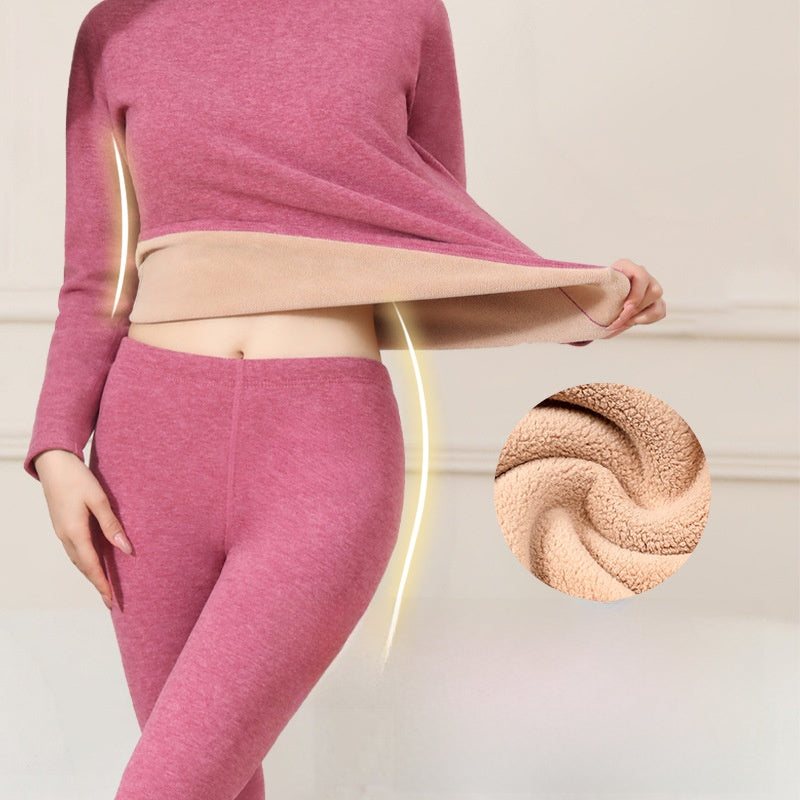 Men's thermal clothing is padded and thickened