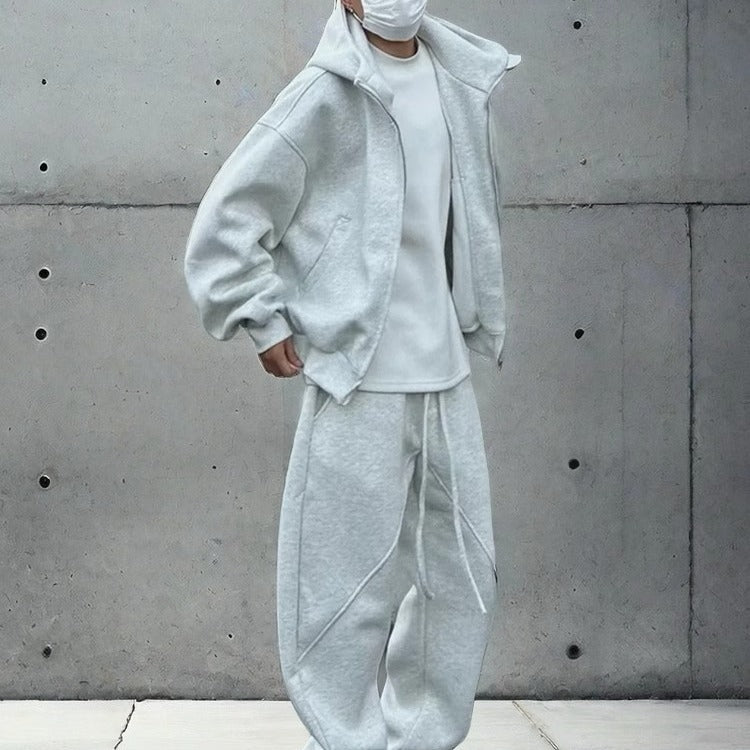 Winter and Autumn Thickened Casual Sportswear Set