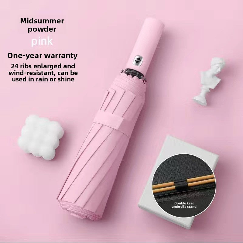Automatic Folding Umbrella with UV Protection