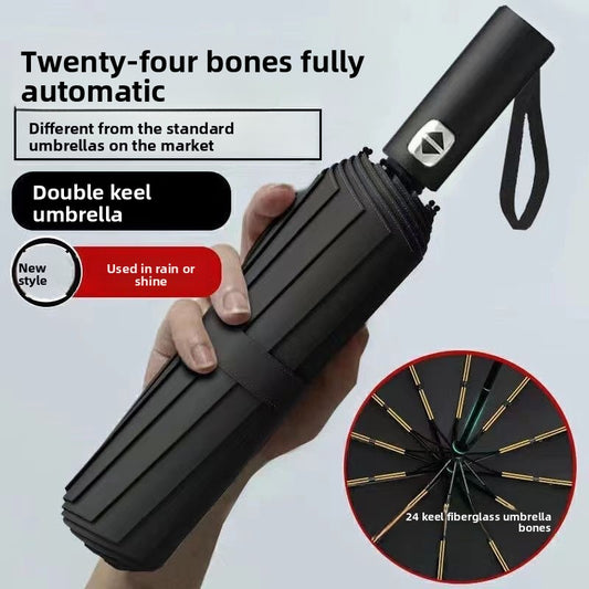 Automatic Folding Umbrella with UV Protection