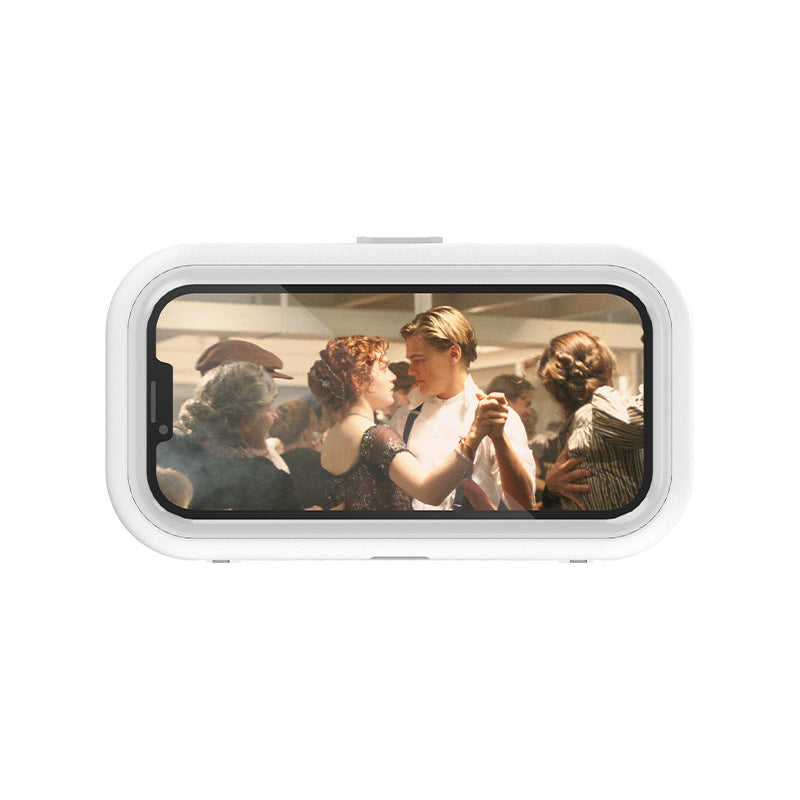 Rotatable bathroom punch-free waterproof mobile phone box