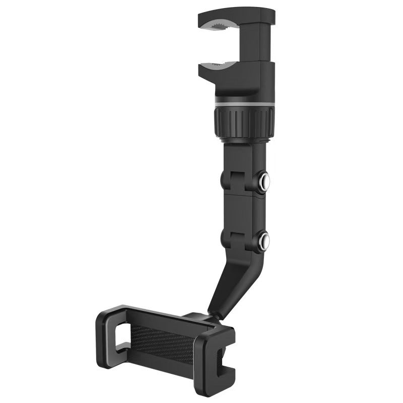Car rearview mirror mobile phone bracket