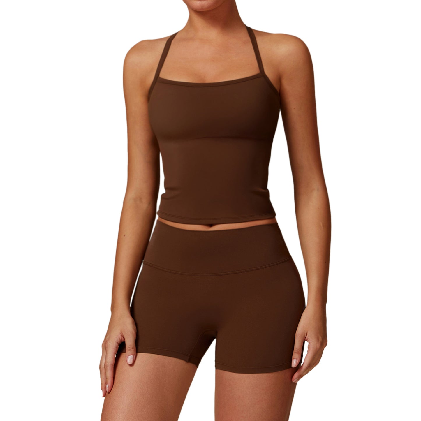 Tight-fitting yoga set
