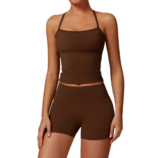 Tight-fitting yoga set