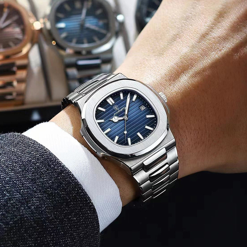 Waterproof ultra-thin men's watch